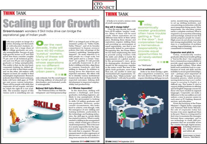 Scaling up for Growth